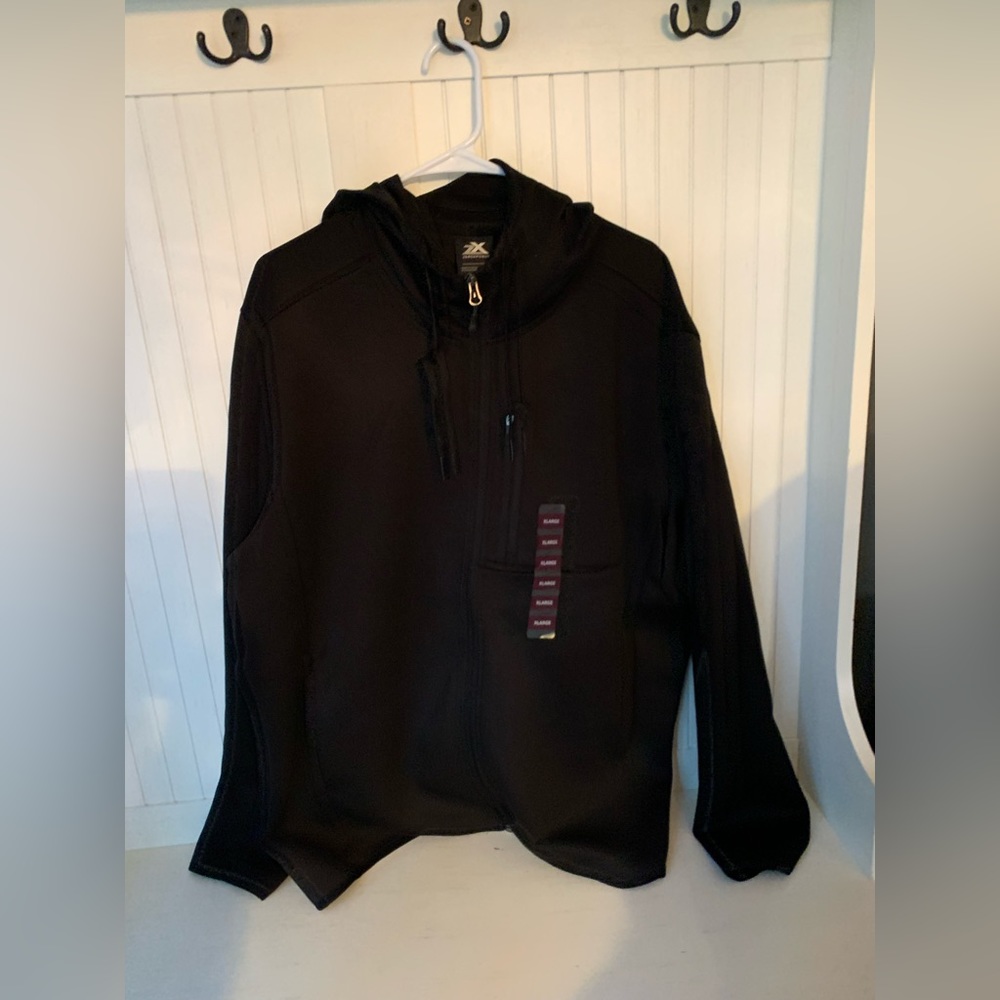 zeroxposur men’s zip up hooded jacket